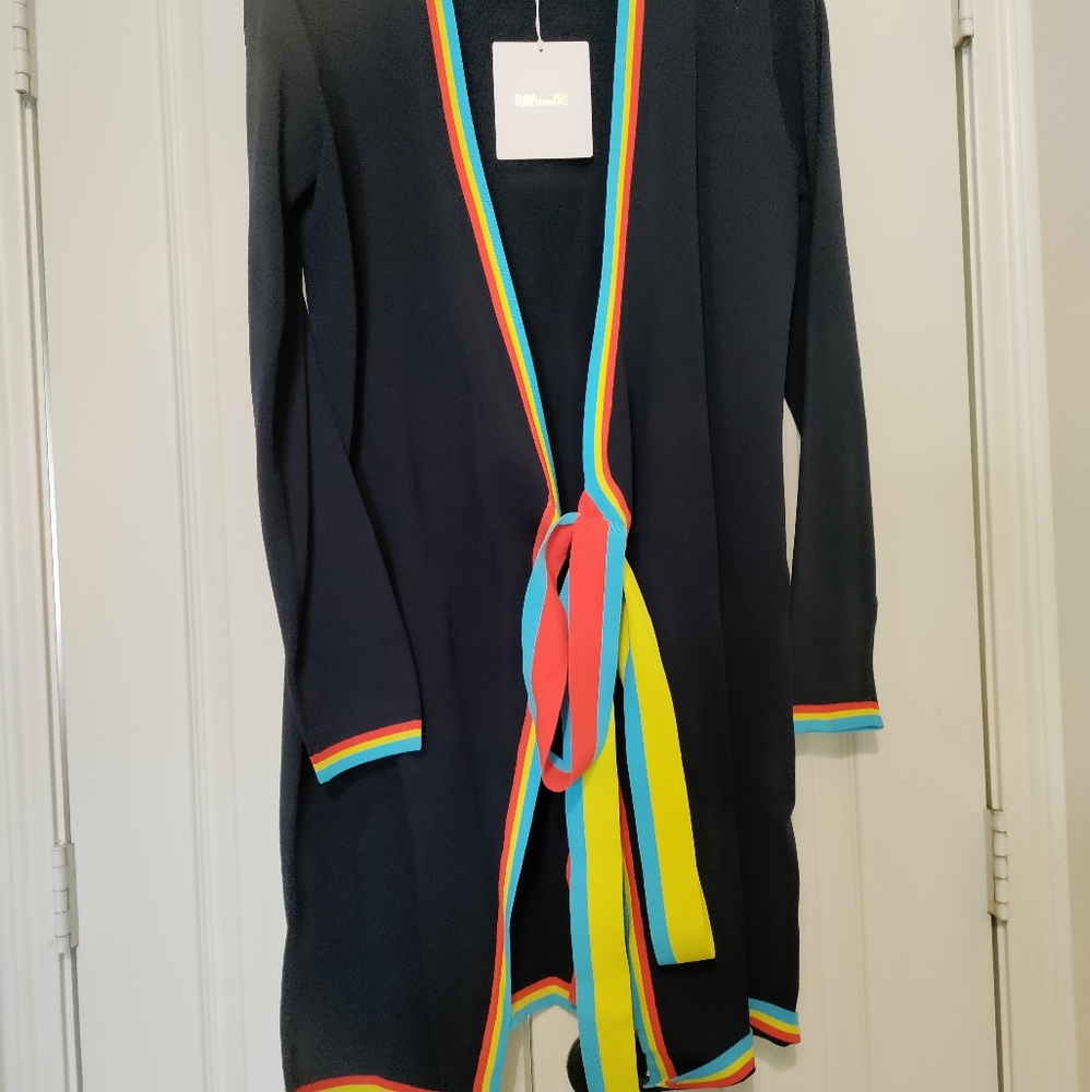 Diane Von Furstenberg Wrap Dark Blue Dress